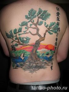 Фото тату Бонсай 26.10.2018 №075 - tattoo bonsai - tattoo-photo.ru