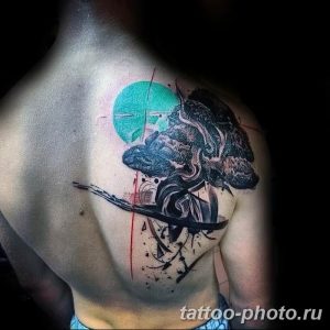 Фото тату Бонсай 26.10.2018 №077 - tattoo bonsai - tattoo-photo.ru