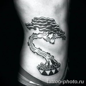 Фото тату Бонсай 26.10.2018 №080 - tattoo bonsai - tattoo-photo.ru