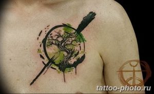 Фото тату Бонсай 26.10.2018 №082 - tattoo bonsai - tattoo-photo.ru