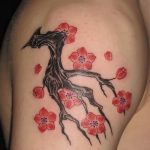 bonsai tree tattoo designs Cherry Blossom Tree Tattoo Shoulder