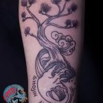 Фото тату Бонсай 26.10.2018 №123 - tattoo bonsai - tattoo-photo.ru