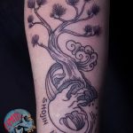 Фото тату Бонсай 26.10.2018 №124 - tattoo bonsai - tattoo-photo.ru