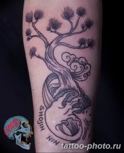 Фото тату Бонсай 26.10.2018 №124 - tattoo bonsai - tattoo-photo.ru