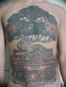 Фото тату Бонсай 26.10.2018 №133 - tattoo bonsai - tattoo-photo.ru