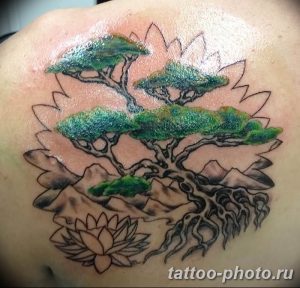 Фото тату Бонсай 26.10.2018 №146 - tattoo bonsai - tattoo-photo.ru