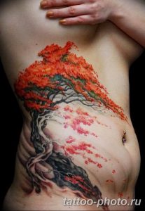 Фото тату Бонсай 26.10.2018 №166 - tattoo bonsai - tattoo-photo.ru