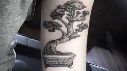 Фото тату Бонсай 26.10.2018 №174 - tattoo bonsai - tattoo-photo.ru