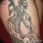 Фото тату Виолончель 26.10.2018 №011 - photo tattoo cello - tattoo-photo.ru