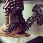 Фото тату беркут 10.10.2018 №005 - tattoo eagle - tattoo-photo.ru