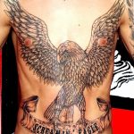 Фото тату беркут 10.10.2018 №008 - tattoo eagle - tattoo-photo.ru