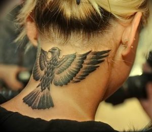 Фото тату беркут 10.10.2018 №012 - tattoo eagle - tattoo-photo.ru