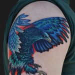 Фото тату беркут 10.10.2018 №016 - tattoo eagle - tattoo-photo.ru