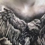 Фото тату беркут 10.10.2018 №027 - tattoo eagle - tattoo-photo.ru