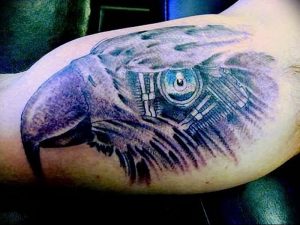 Фото тату беркут 10.10.2018 №048 - tattoo eagle - tattoo-photo.ru