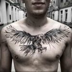 Фото тату беркут 10.10.2018 №050 - tattoo eagle - tattoo-photo.ru