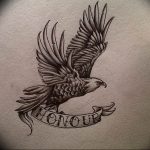 Фото тату беркут 10.10.2018 №060 - tattoo eagle - tattoo-photo.ru