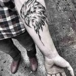 Фото тату беркут 10.10.2018 №061 - tattoo eagle - tattoo-photo.ru