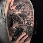 Фото тату беркут 10.10.2018 №066 - tattoo eagle - tattoo-photo.ru