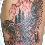 Фото тату беркут 10.10.2018 №093 - tattoo eagle - tattoo-photo.ru