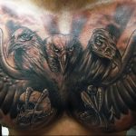 Фото тату беркут 10.10.2018 №100 - tattoo eagle - tattoo-photo.ru