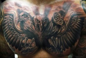 Фото тату беркут 10.10.2018 №100 - tattoo eagle - tattoo-photo.ru