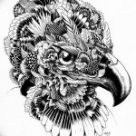 Фото тату беркут 10.10.2018 №123 - tattoo eagle - tattoo-photo.ru