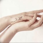 Exquisite Family Temporary Tattoo-Paper Airplane-Airplane-Airpla