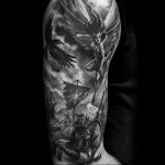 Фото тату валькирия 10.10.2018 №033 - valkyrie tattoo - tattoo-photo.ru