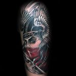 Фото тату валькирия 10.10.2018 №054 - valkyrie tattoo - tattoo-photo.ru