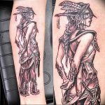 Фото тату валькирия 10.10.2018 №060 - valkyrie tattoo - tattoo-photo.ru