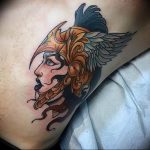 Фото тату валькирия 10.10.2018 №061 - valkyrie tattoo - tattoo-photo.ru