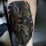 Фото тату валькирия 10.10.2018 №089 - valkyrie tattoo - tattoo-photo.ru