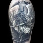 Фото тату валькирия 10.10.2018 №092 - valkyrie tattoo - tattoo-photo.ru