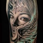 Фото тату валькирия 10.10.2018 №097 - valkyrie tattoo - tattoo-photo.ru