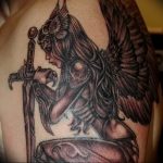 Фото тату валькирия 10.10.2018 №098 - valkyrie tattoo - tattoo-photo.ru