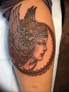 Фото тату валькирия 10.10.2018 №113 - valkyrie tattoo - tattoo-photo.ru