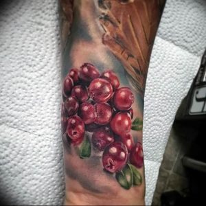 Фото тату виноград 10.10.2018 №018 - tattoo grapes - tattoo-photo.ru