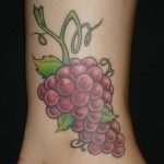 Фото тату виноград 10.10.2018 №022 - tattoo grapes - tattoo-photo.ru