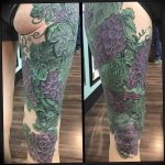 Фото тату виноград 10.10.2018 №029 - tattoo grapes - tattoo-photo.ru