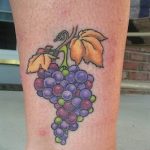 Фото тату виноград 10.10.2018 №032 - tattoo grapes - tattoo-photo.ru