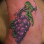 Фото тату виноград 10.10.2018 №039 - tattoo grapes - tattoo-photo.ru