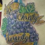 Фото тату виноград 10.10.2018 №049 - tattoo grapes - tattoo-photo.ru