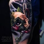 Фото тату виноград 10.10.2018 №060 - tattoo grapes - tattoo-photo.ru