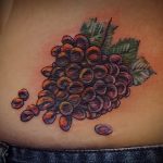 Фото тату виноград 10.10.2018 №062 - tattoo grapes - tattoo-photo.ru