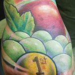 Фото тату виноград 10.10.2018 №063 - tattoo grapes - tattoo-photo.ru