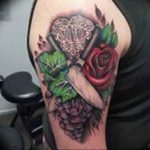 Фото тату виноград 10.10.2018 №065 - tattoo grapes - tattoo-photo.ru