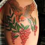 Фото тату виноград 10.10.2018 №068 - tattoo grapes - tattoo-photo.ru