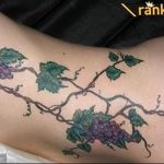 Фото тату виноград 10.10.2018 №079 - tattoo grapes - tattoo-photo.ru