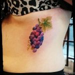 Фото тату виноград 10.10.2018 №098 - tattoo grapes - tattoo-photo.ru